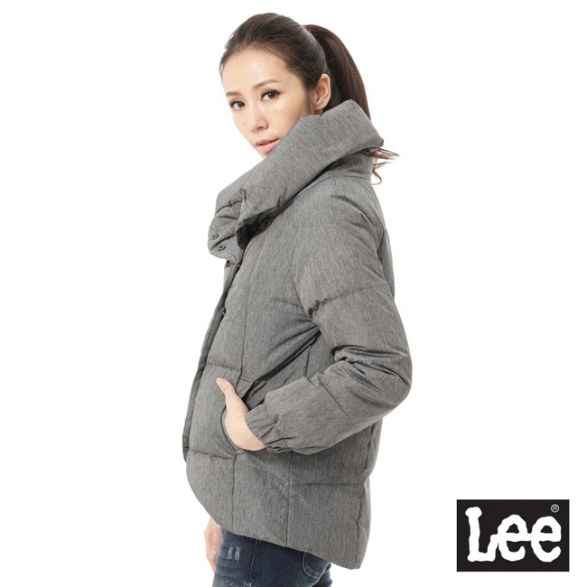 Lee 羽絨外套女灰mainline 150309g7m 蝦皮購物