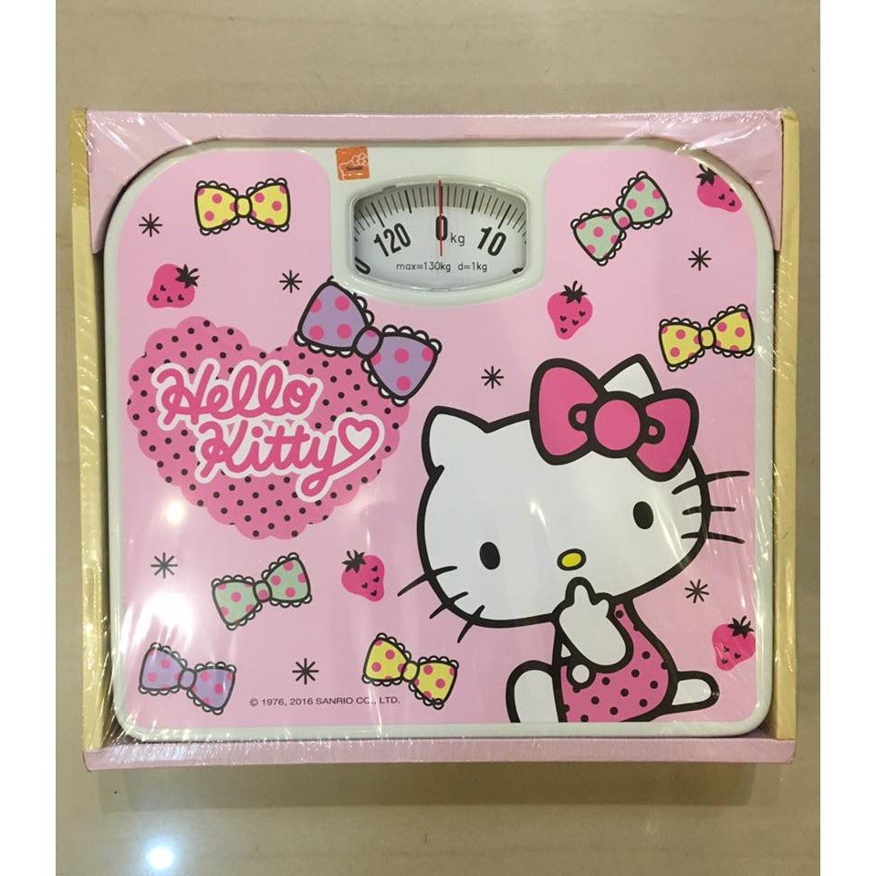 阿虎會社【Y - 661】正版 三麗鷗 hello kitty 凱蒂貓 體重計 體重機 磅秤 指針體重器 交換禮物