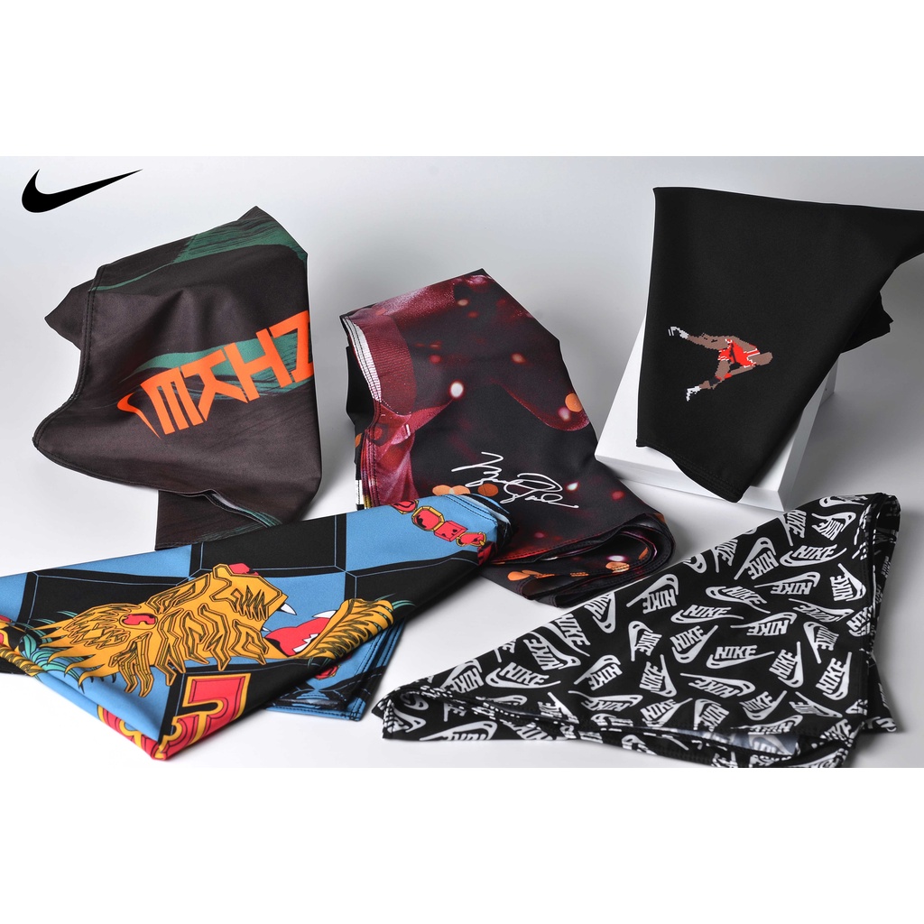 NIKE JORDAN BANDANA PRINTED 方巾 運動頭巾 頭帶 魔術頭巾 街舞頭巾 DRI-FIT 出清