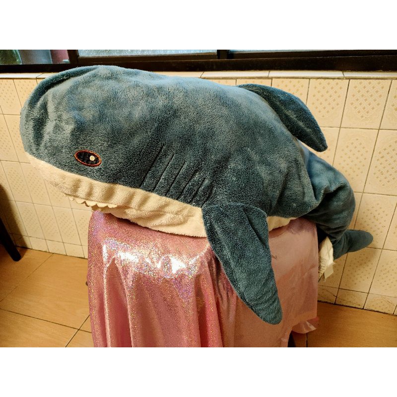 IKEA100cm抱枕玩偶大白鯊（8成新）