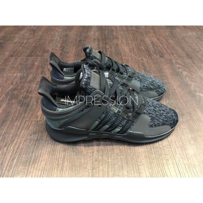 【IMPRESSION】ADIDAS EQT SUPPORT ADV BLACK FRIDAY 全黑 雪花 BY9589