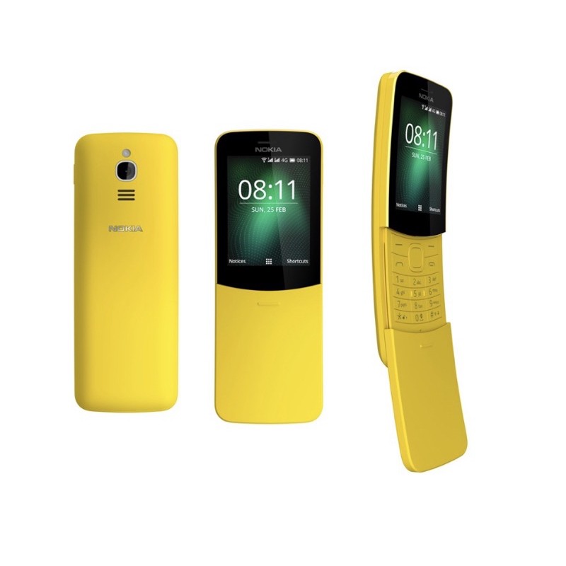 諾基亞Nokia 8110 4G 復刻 香蕉機 老人機 滑蓋手機