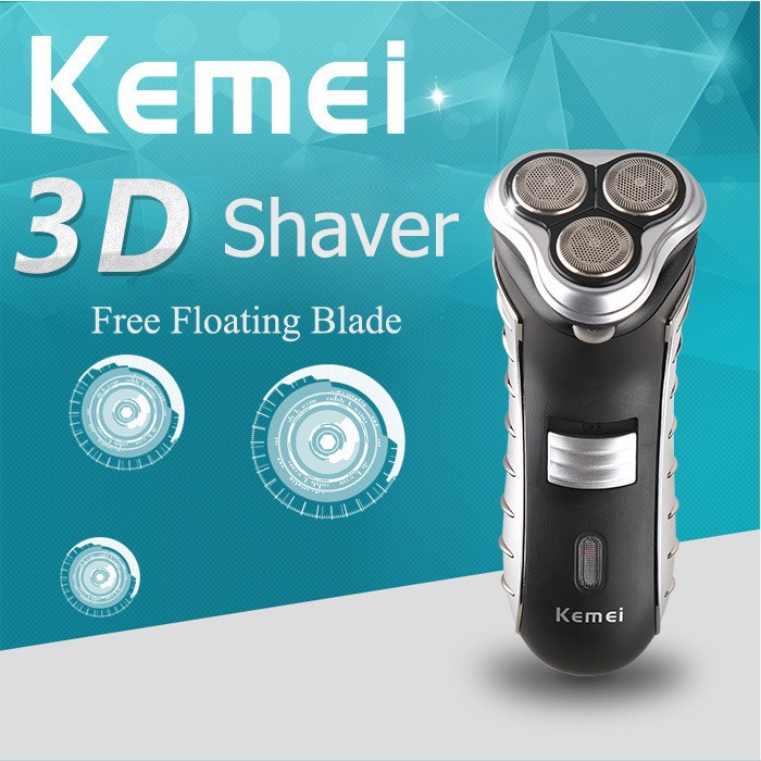 [芸品愛生活]水洗式電動刮鬍刀-安全 水洗 充電-Kemei KM-268