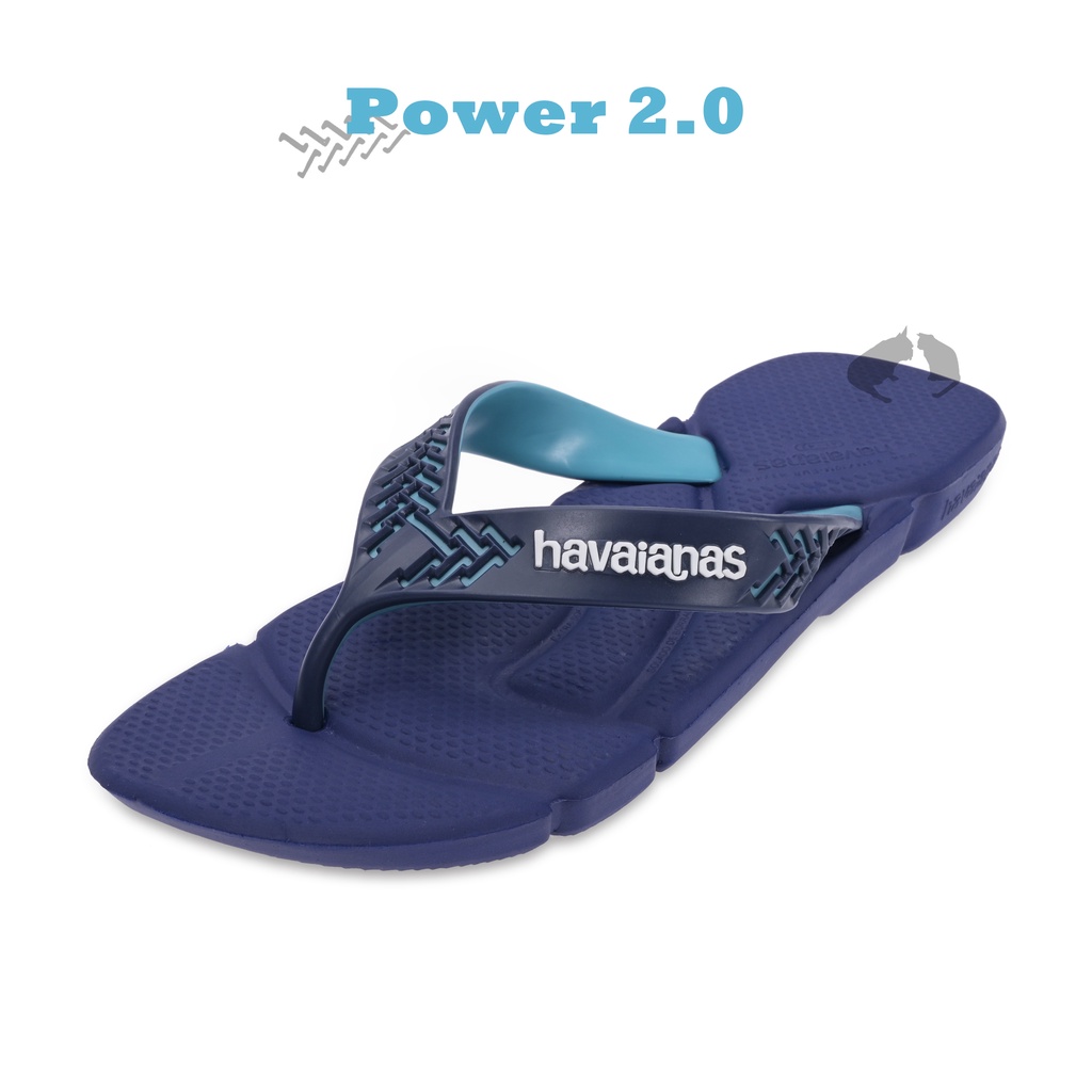 havaianas Power 2.0 進階男款 藍底青藍帶 透氣輕量人體工學 哈瓦仕 夾腳拖鞋 男生人字拖