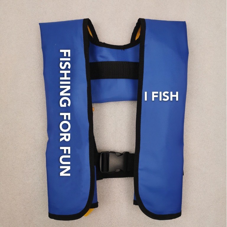 （路亞大陸）F59 - 三秒自動充氣式救生衣 I FISH 釣魚救生衣救生背心 釣魚背心 磯釣 堤防釣 F59