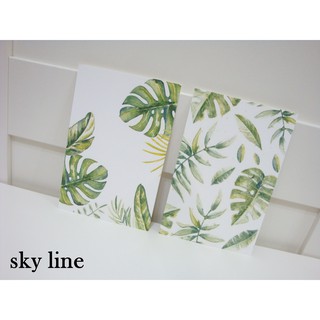 sky line/生活雜貨 風格文具文創商品 日韓流行小物 熱帶植物樹葉明信片卡片 網美拍照道具(特價品)