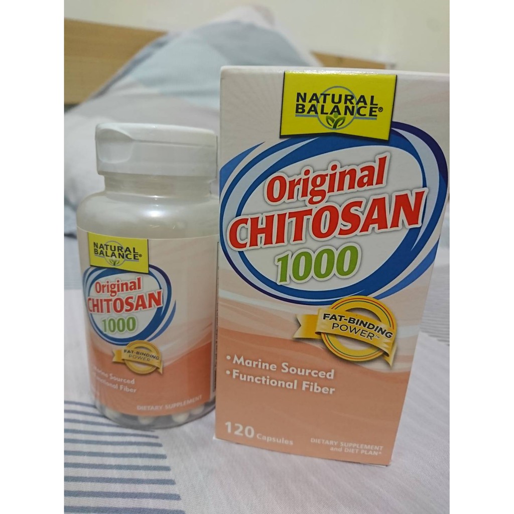 Chitosan 甲殼素 1000mg 120顆 大餐前  減少油脂吸收