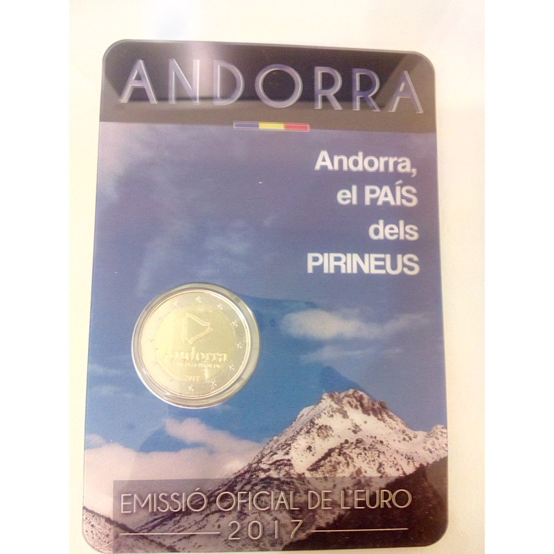 安道爾2歐元：2017 Andorra - The Pyrenean country, UNC