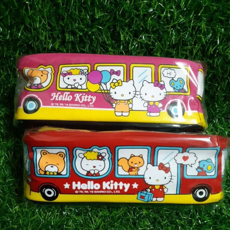 🎀 三麗鷗正版Hello Kitty 校車 公車 巴士 筆袋 鉛筆盒 鉛筆袋 眼鏡袋 化妝包 隨身包 公車造型 kt