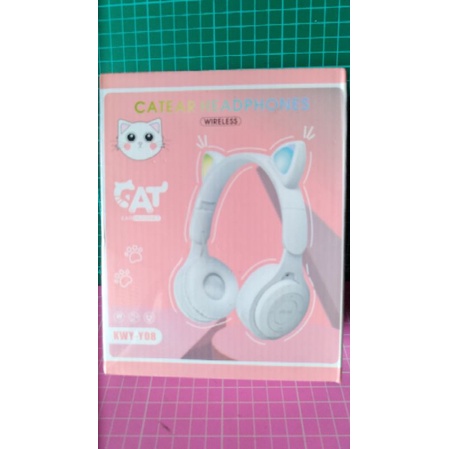 現貨 夾娃娃機商品 炫彩 貓耳 無線藍芽頭戴式耳機 KWY-Y08
