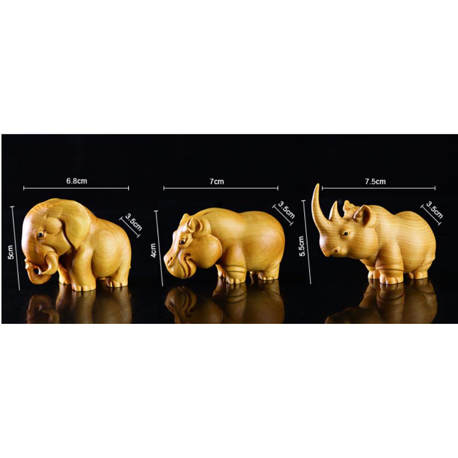 好評 黄楊木 置物 3t 象 カバ 木彫りサイ 彫刻 オブジェクト Hechoenespaa Khb Com