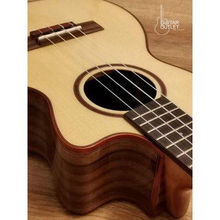美國知名烏克麗麗大廠 Leho LHUT-SWR-C雲杉/玫瑰木26吋缺角面單ukulele