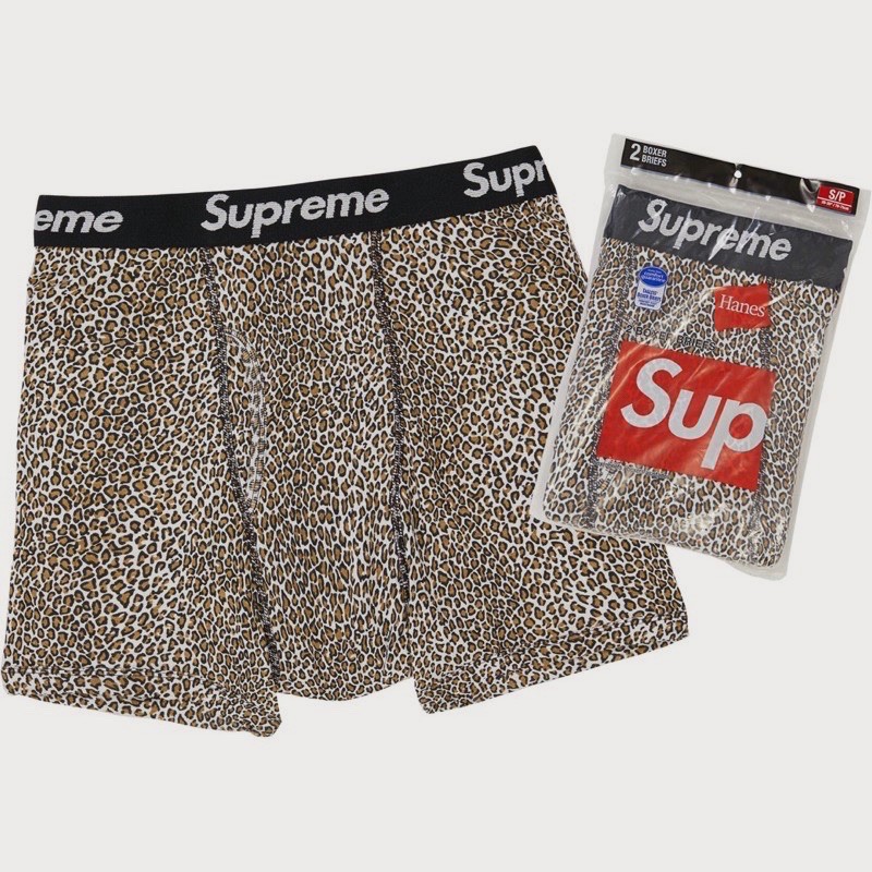 Supreme Boxer 豹紋內褲