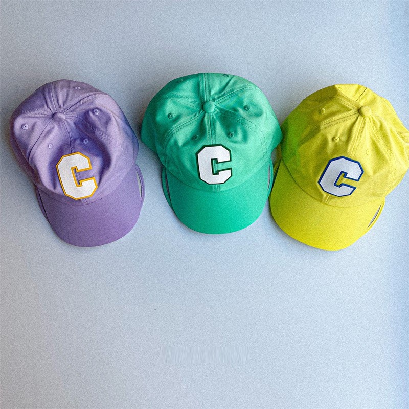 【現貨】▸帽子◂字母C鴨舌帽 (帽沿可伸縮遮陽範圍唷^^)  • 7色可選