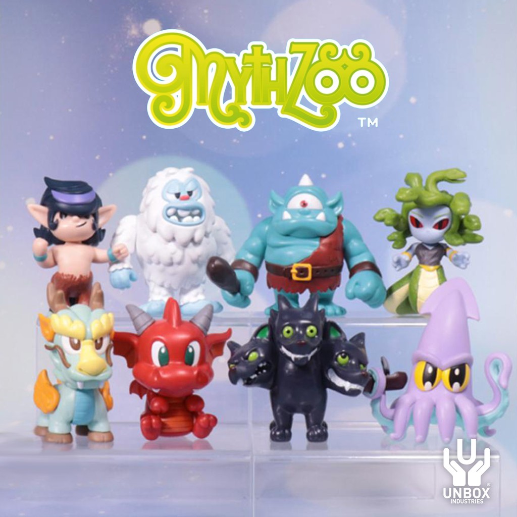撒旦玩具satantoys 預購unbox 傳說魔獸動物園盲盒美杜莎人馬雪怪獨眼巨人三頭犬小飛龍 蝦皮購物