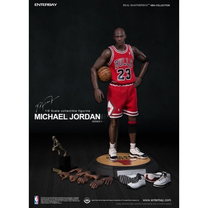 Enterbay MICHAEL JORDAN 麥可喬丹 23號 紅衣 只有ㄧ組