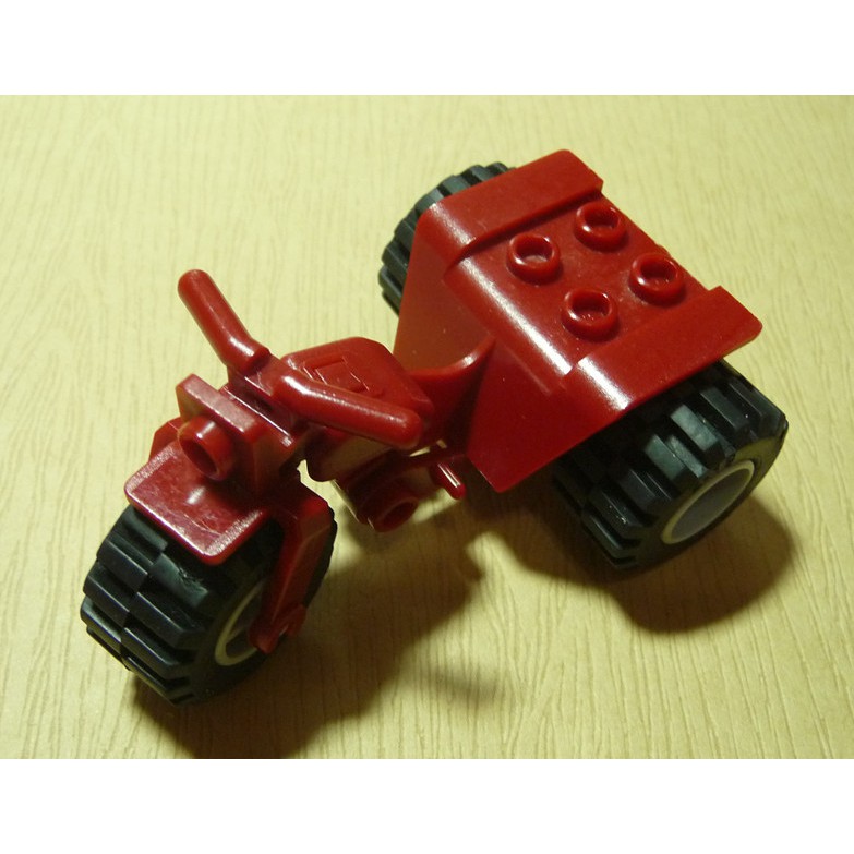 【小荳二手樂高店】LEGO 零件 深紅色 三輪車 機車 沙灘車 摩托車