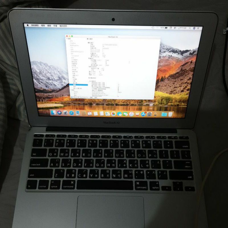 可刷卡 蘋果 2014年 MacBook air 11吋 i5 1.4G 4G 128G SSD 二手筆電