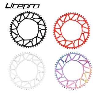 Litepro單鏈輪46 48 50 52 54 56 58T BMX折疊自行車130MM BCD鏈輪