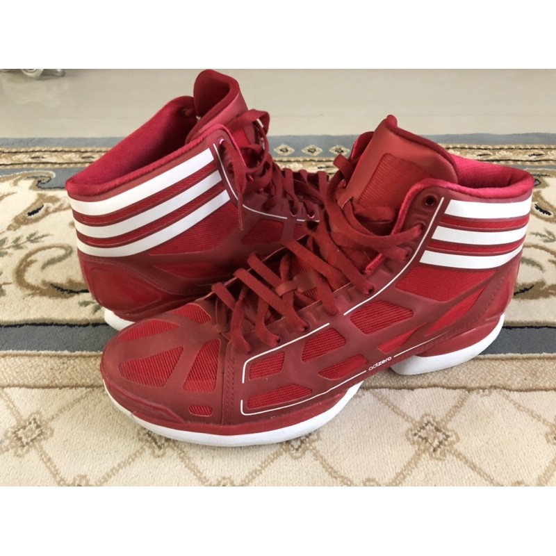 超便宜二手 Adidas Zero 愛迪達Adizero 輕量化紅色籃球鞋