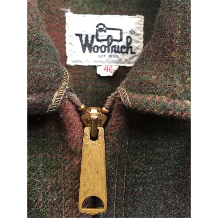 Vintage Woolrich 厚磅羊毛外套