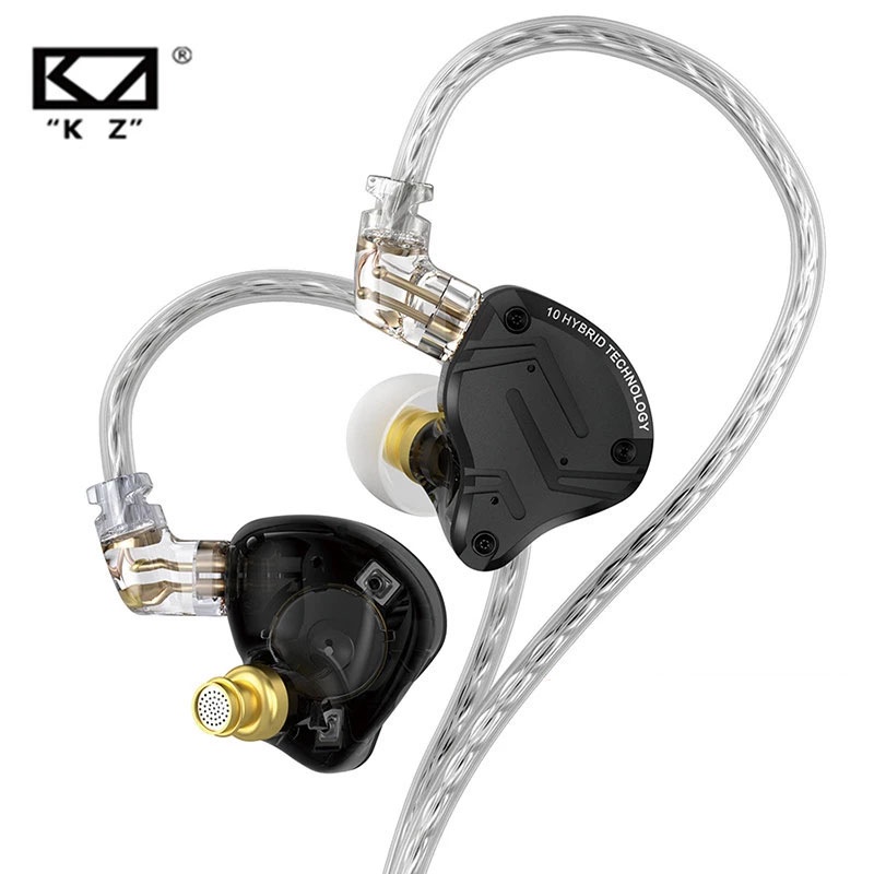KZ-ZS10 PRO X十單元圈鐵耳機動鐵監聽HIFI發燒入耳式可換線耳機