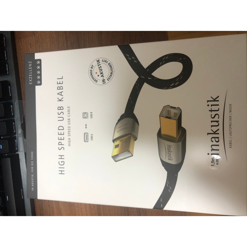 敏力Inakustik五星USB (A to B) 1.5米