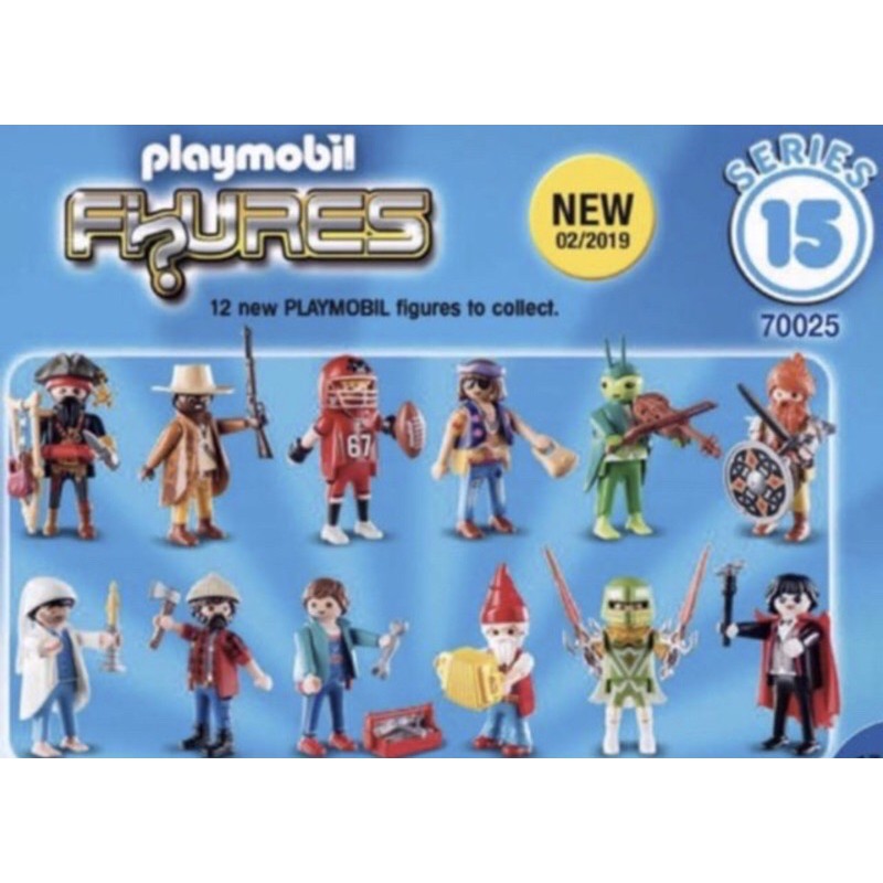 Playmobil 摩比70025 15代15 抽抽包人偶包男生全套 蝦皮購物