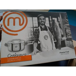 【MasterChef廚神當道】20公分不鏽鋼雙柄湯鍋（附蓋）2.9公升