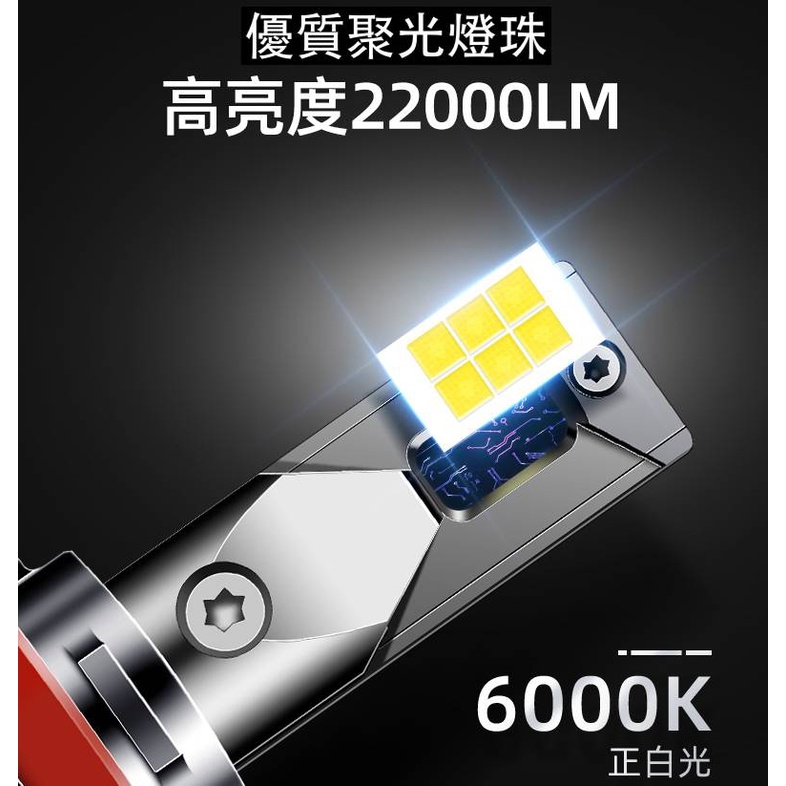 「台灣現貨」三色LED大燈  車燈 霧燈 LED 大燈  H1 H4 H7 H11 9006「寶貝嚴選」