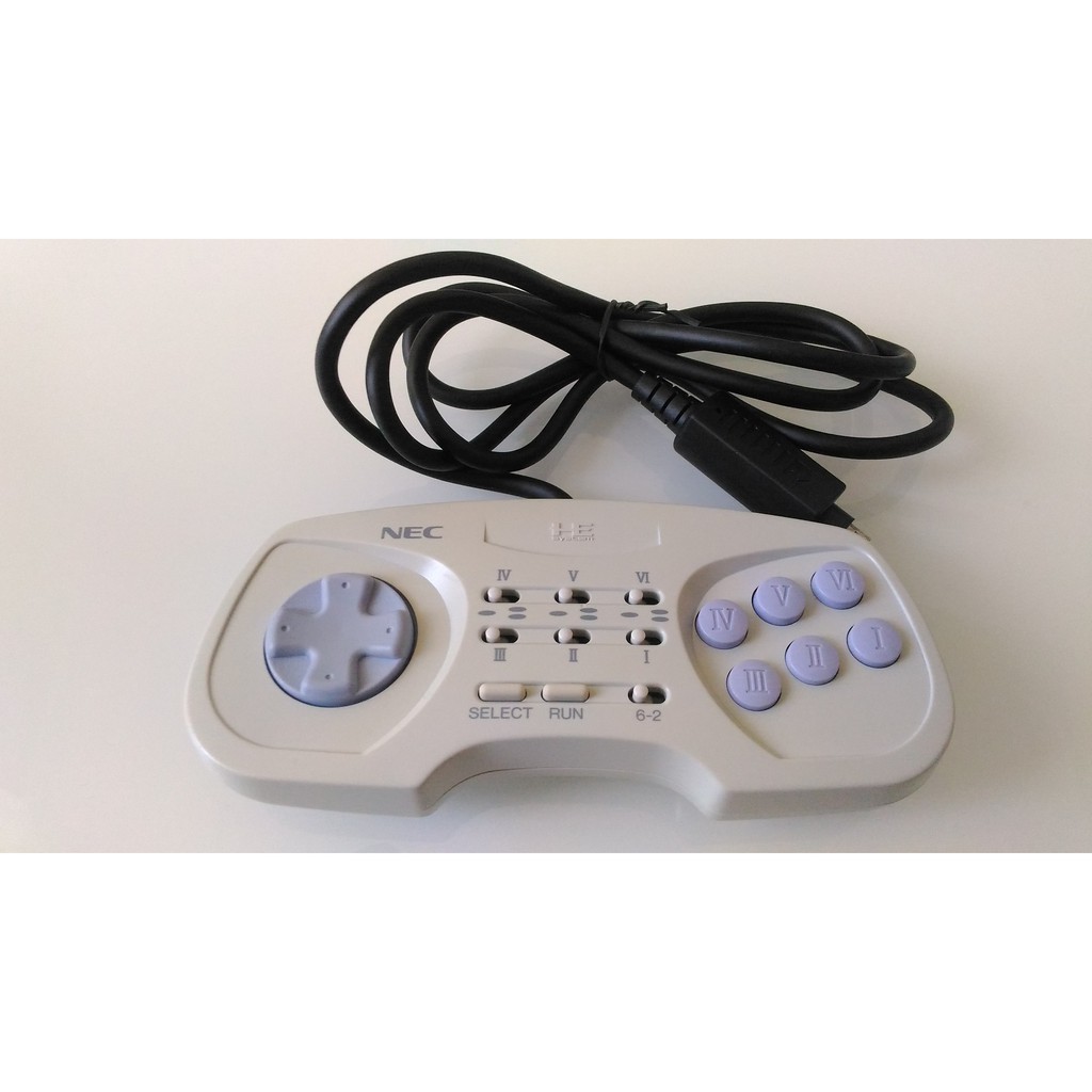 PC Engine PCE 原廠 手把 六鍵 ARCADE PAD 6 連發功能 稀有少見