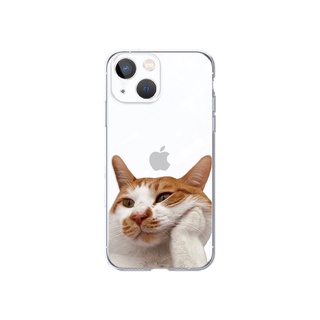 托腮貓咪 適用於蘋果iPhone8plus手機殼 i13pro新款12mini表情包xsmax個性創意i11pro保護套
