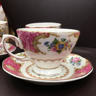 降價--------英國咖啡杯花茶杯盤組diana royal 骨瓷 咖啡杯盤組 骨瓷 咖啡杯 花茶杯