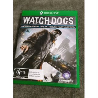 XBOX ONE WAYCH DOGS 看門狗 美版英文