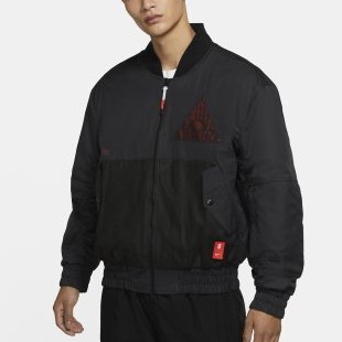 ⓉⒽⓇⒺⒺⒼ🔥NIKE KYRIE PROTECT JACKET 飛行外套 運動 法老之眼 拼接 黑色 男 CK6671