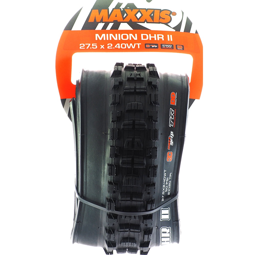 MAXXIS MINION DHR II 27.5x2.4WT TR 3CG DD 可折登山車無內胎外胎TUBELESS