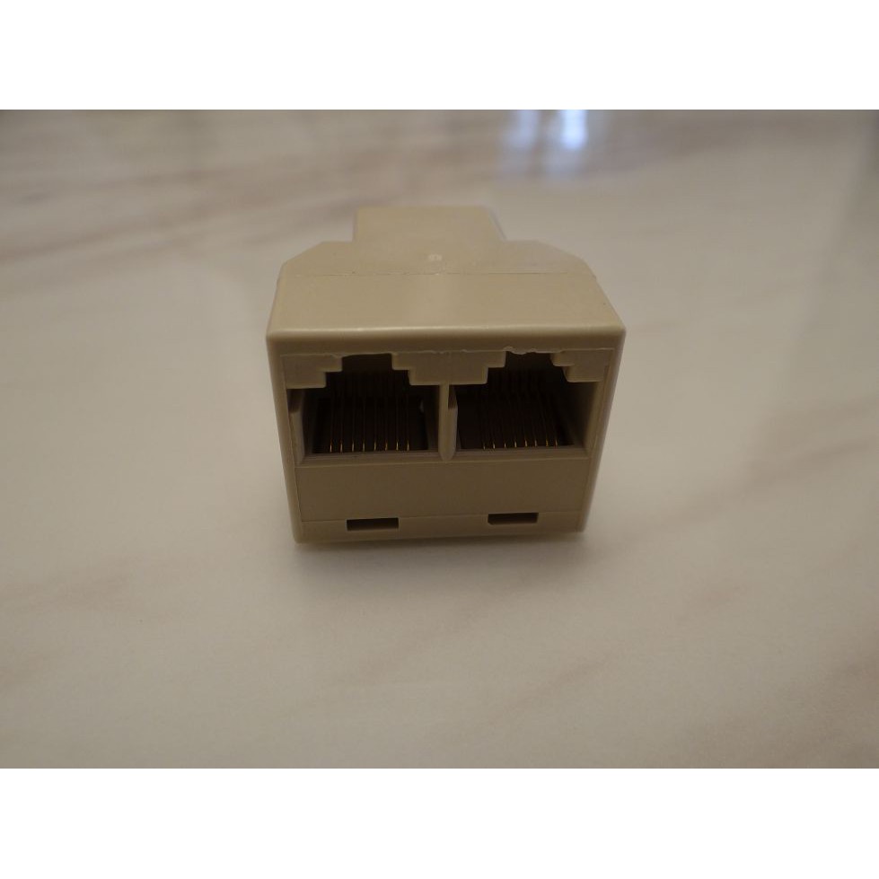 Rj45 網路線一對二網路訊號分岐器adsl訊號分岐器lan分配器lan網路一對二分岐器一分二網路分配器