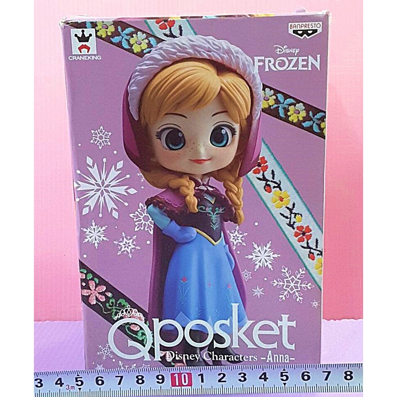 【Mika】BP POSKET Anna 安娜（盒損）迪士尼Q 公仔娃娃 萬代 BANDAI Disney