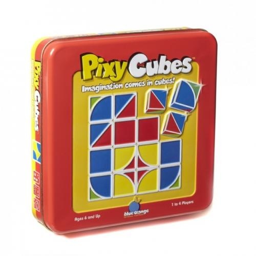 圖素迷蹤 復古鐵盒桌上遊戲 Pixy Cubes 高雄龐奇桌遊