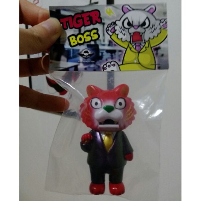 MaxToy Tiger Boss 老虎社長 早期 紫亮西裝 配色 非 小夏屋 Molly Labubu