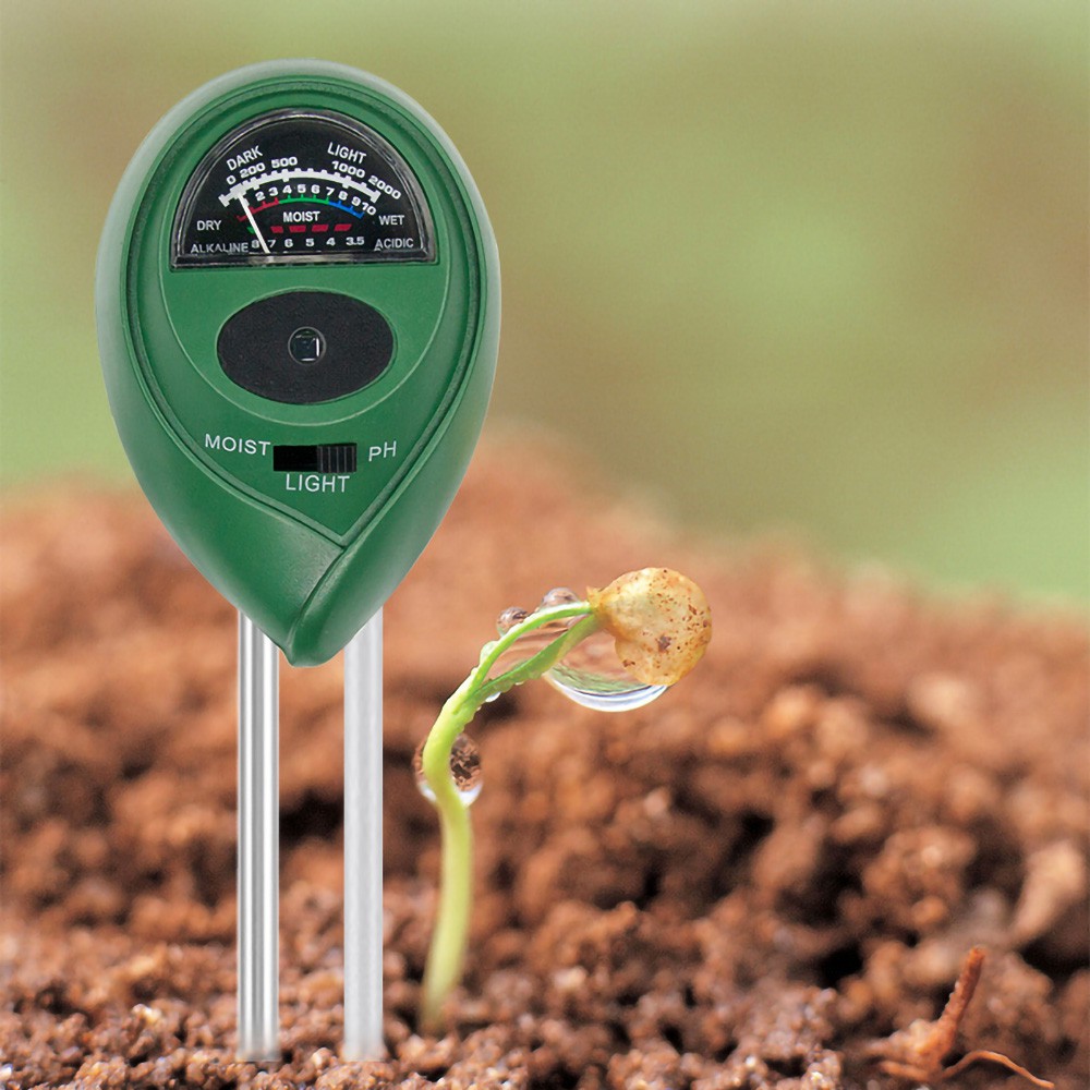 1 個園藝盆栽植物花卉土壤水分 PH 陽光檢測器營養探針 PH 濕度計