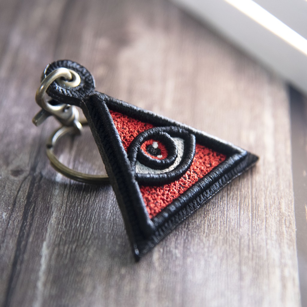 全視之眼造型立體刺繡吊飾all Seeing Eye 古埃及荷魯斯真知之眼 蝦皮購物