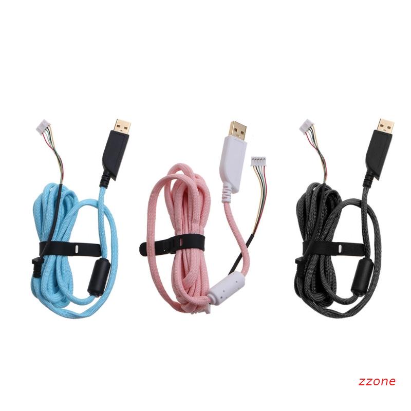 Zzz 82.7 英寸替換鼠標繩傘繩繩尼龍編織耐用鼠標線適用於 ZOWIE EC1-A FK1 EC1-B 鼠標