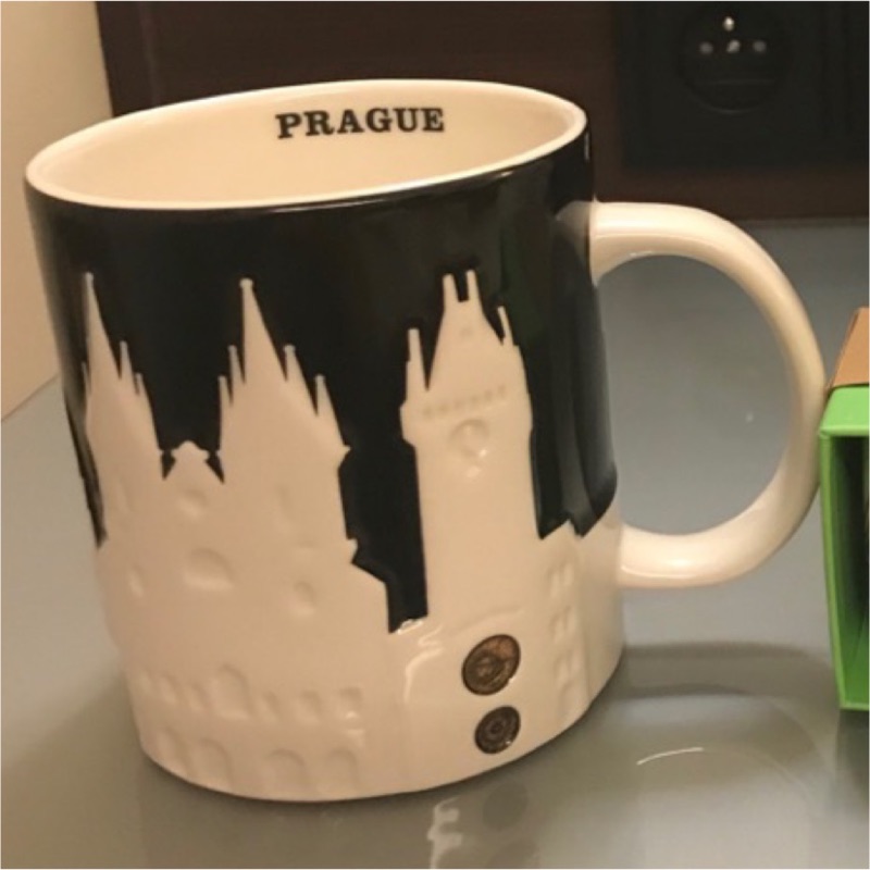 [捷克] Starbucks 星巴克 中歐 Prague布拉格浮雕杯16oz 城市杯 馬克杯