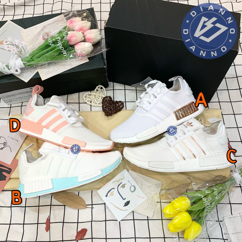 帝安諾-實體店面 Adidas NMD R1 愛迪達 白 金 白金 運動鞋 休閒鞋  FW6434 EF4273