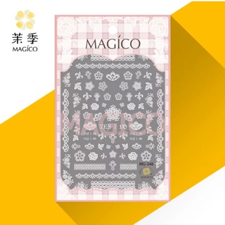 𝒁𝒐𝒍𝒂 現貨magico 茉季 美甲背膠貼紙 蕾絲 花朵348