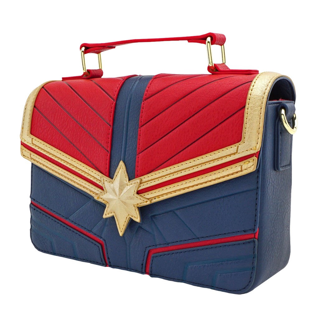 【可樂心】Loungefly 美國好萊塢 驚奇隊長 Captain Marvel 斜背包 Crossbody 現貨