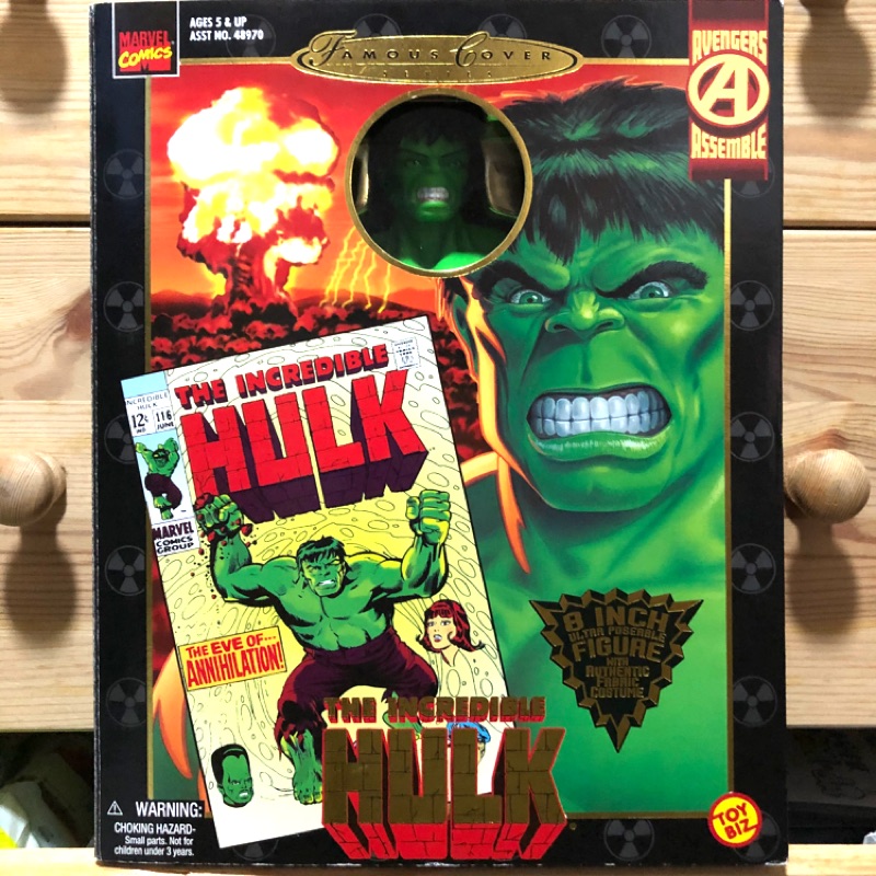 減價！漫威浩克 無敵浩克1998年老物 Toy Biz 8吋收藏人偶#toybiz#MARVEL#hulk