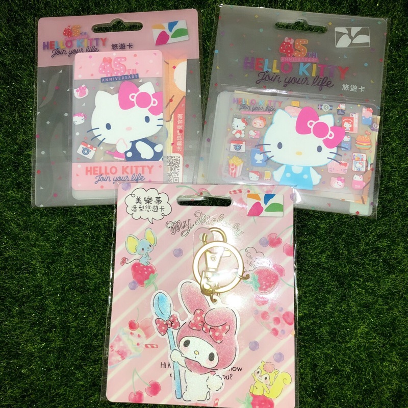 限量悠遊卡 7-11hellokitty三麗鷗 透明卡 美樂蒂限量造型卡