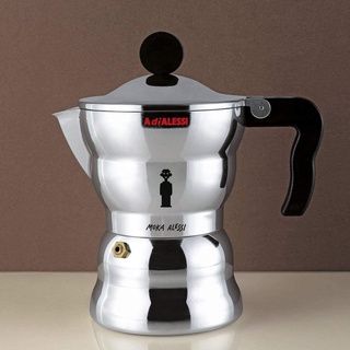 【6杯特賣】ALESSI 雲朵精品摩卡壺 義大利設計師款式 1/3/6份 義大利艾烈希名師設計義式摩卡壺煮咖啡設計師款